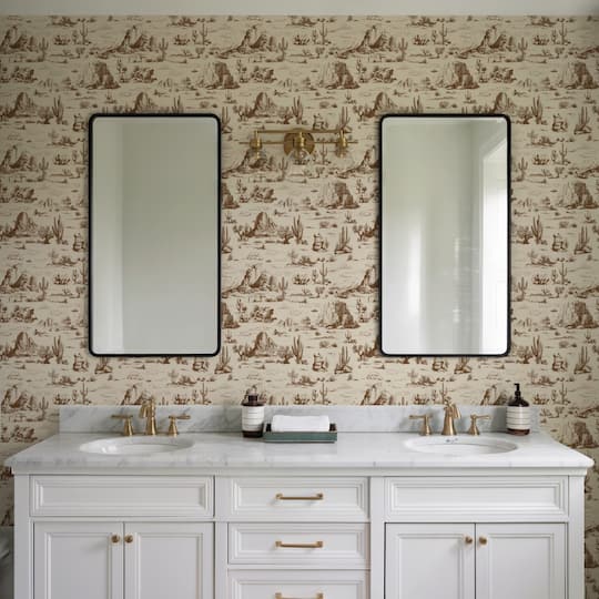 Designs Direct Area 51 Novelty Toile Peel & Stick Wallpaper